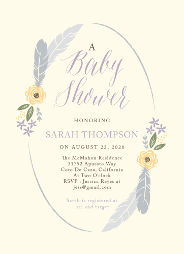 Indian Baby Shower Invitations Match Your Color Style Free