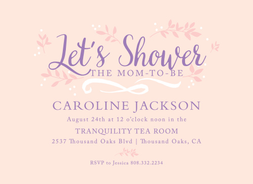 Spring Baby Shower Invitations Match Your Color Style Free