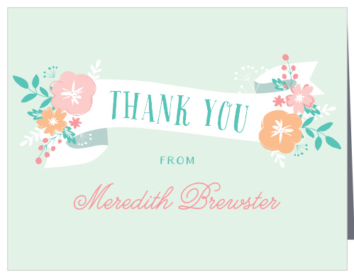 proper etiquette for baby shower thank you cards