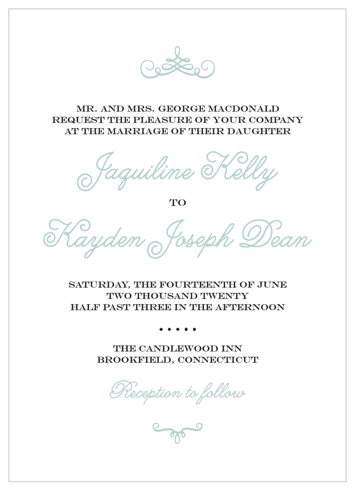 Whimsical Script Wedding Invitations By Basic Invite