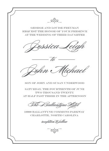 Elegant Wedding Invitations Match Your Color Style Free