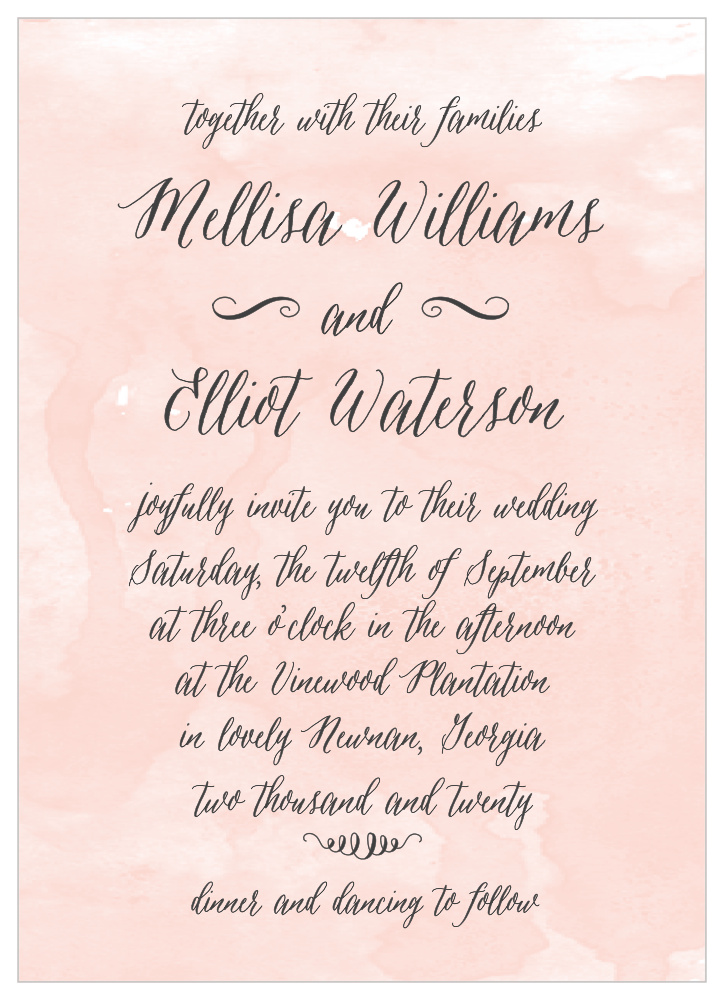 wedding invitation examples