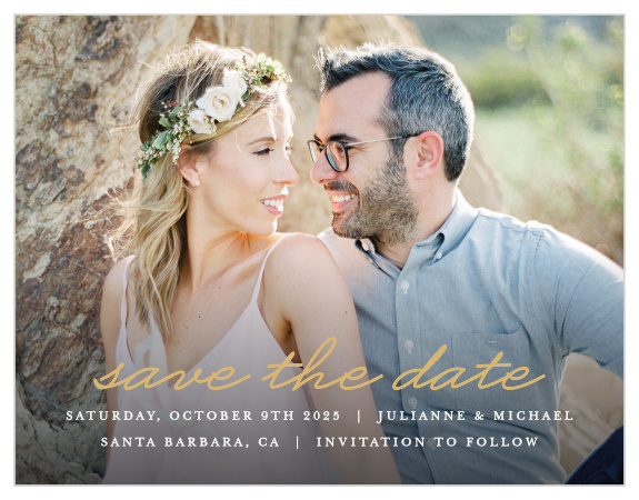 Our True Love Story Save the Date Cards are sure to have loved ones rushing to their calendars to pencil in your special date!