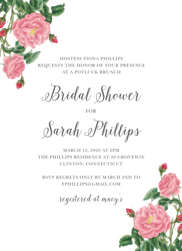 bridal shower invitations wedding shower invitations basicinvite