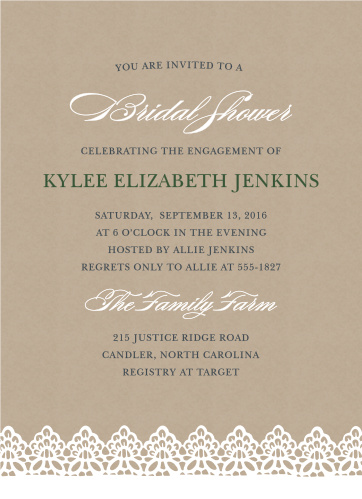 bridal shower invitations wedding shower invitations basicinvite rustic bridal shower invites