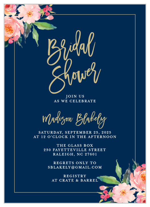 Bridal Shower Invitations Wedding Shower Invitations Basicinvite