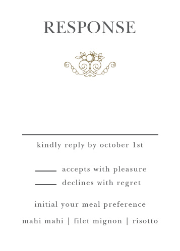 Wedding Rsvp Cards Match Your Color Style Free Basic Invite