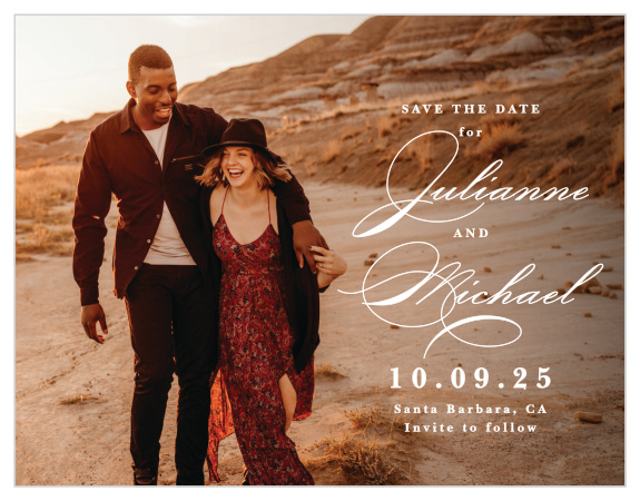 Be sure family and friends mark your wedding day in their calendars when you send out our Have & to Hold Save the Date Cards.