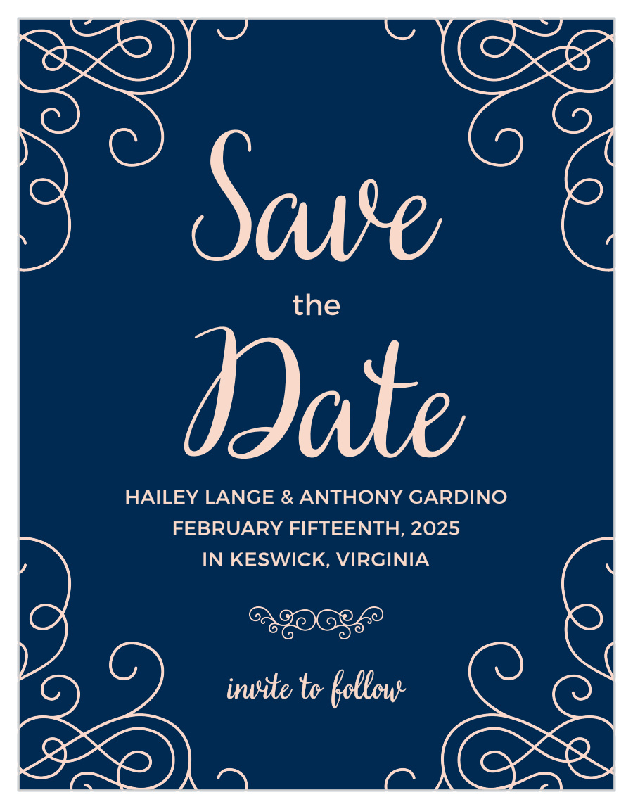 Large Save the Date Wedding Invitation Magnets Favors 