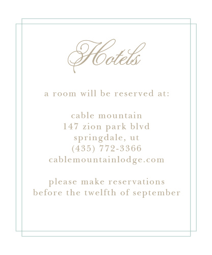 customizable wedding accommodation cards by basic invite accommodations cards for weddings