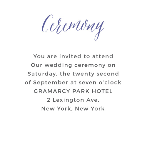 wedding reception cards and wedding ceremony cards by basic invite