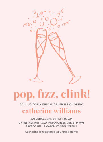 bridal shower invitations wedding