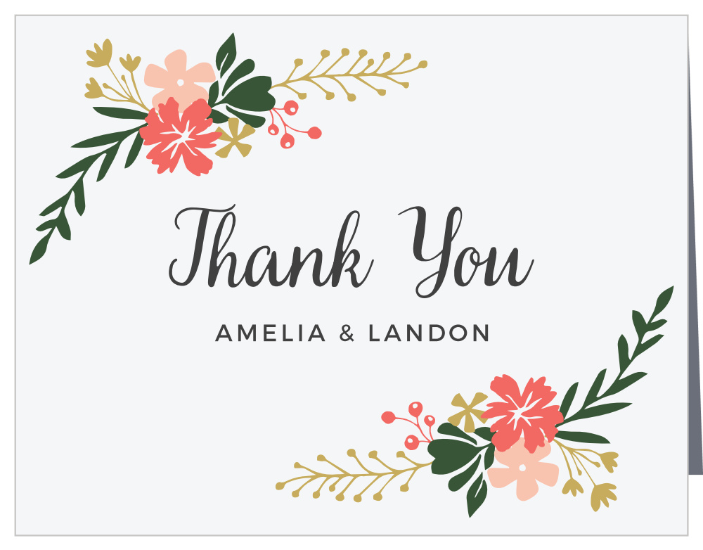 Garden Party Thank You Cards by Basic Invite