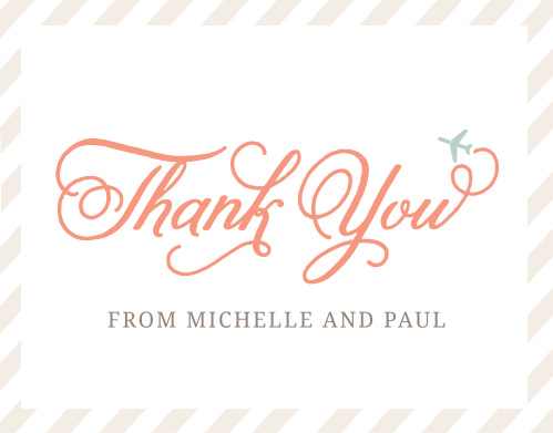 bridal shower thank you cards match your color style free