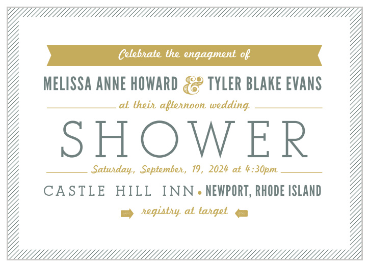 Jack And Jill Bridal Shower Invitations Match Your Color Style Free