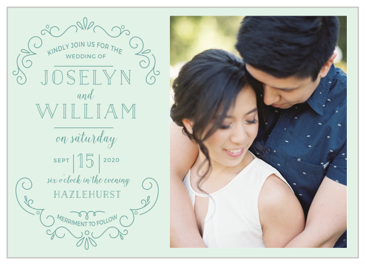 Gather friends and family to your whimsical wedding with the Glowing Garden Wedding Invitations.