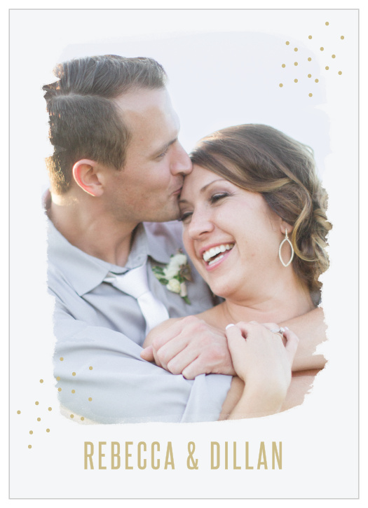 Invite friends and family to your whimsical wedding with the Classy Confetti Wedding Invitations. 