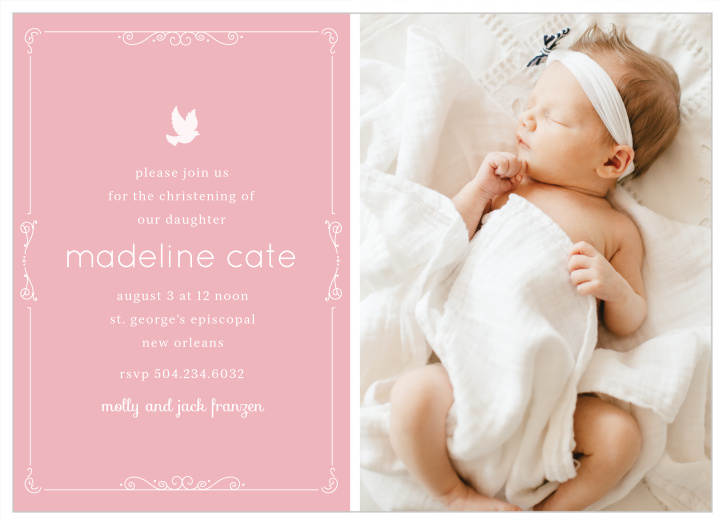 Details about   Personalised Photo Christening Invitations Boys Girl Baptism Free Envs And Proof 