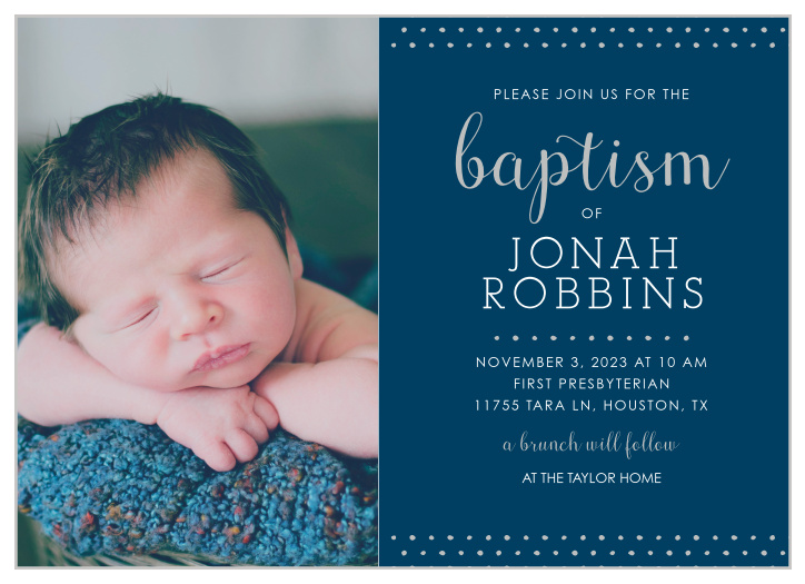 Religious Invitations Baptism Christening Communion