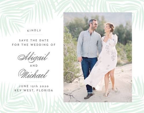 Beach Save The Dates Match Your Color Style Free