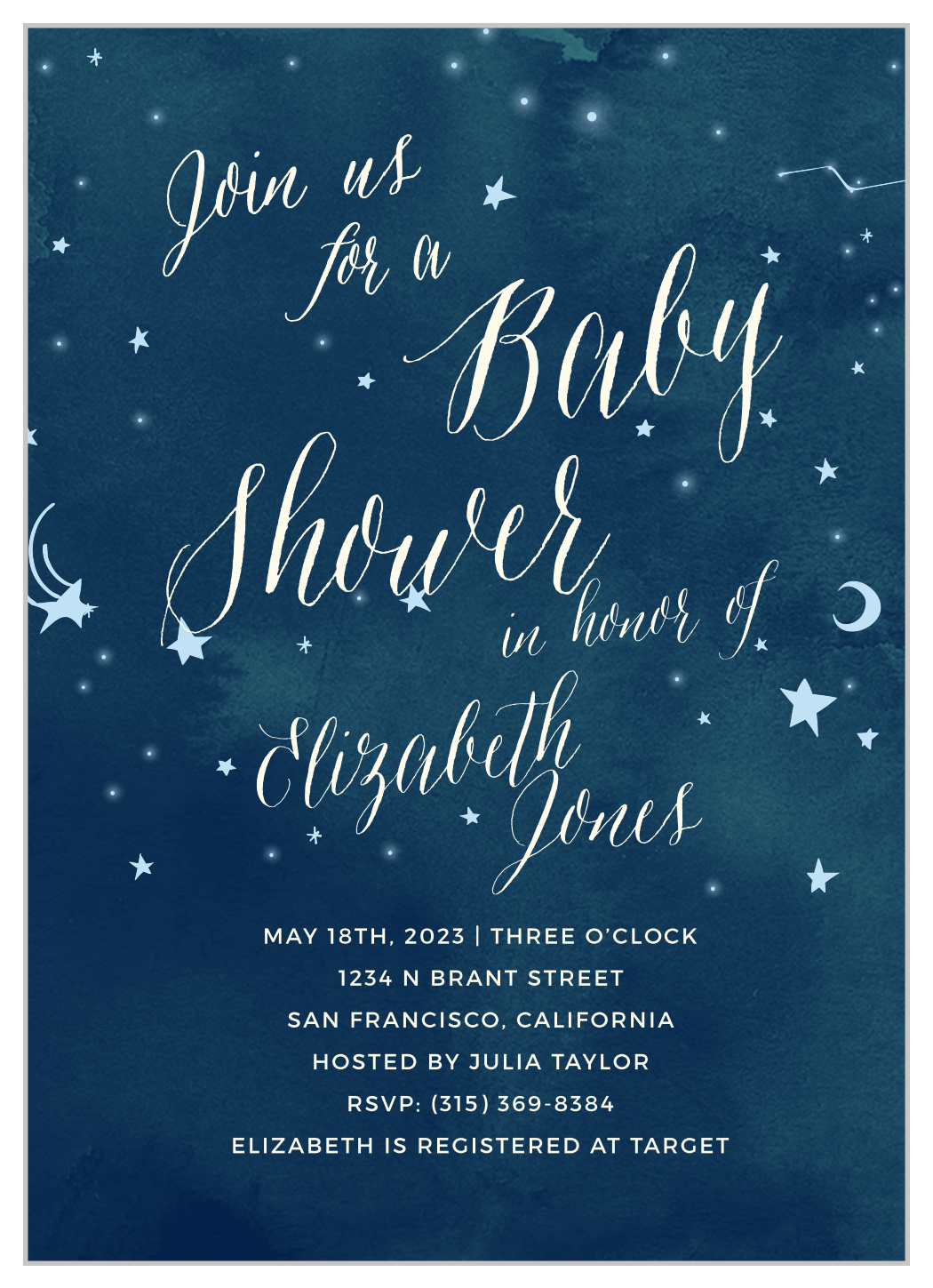 twinkle twinkle baby shower