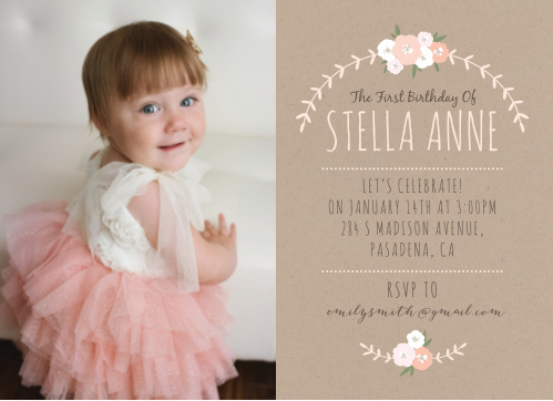 First Birthday Invitations 40 Off Super Cute Designs Basic Invite