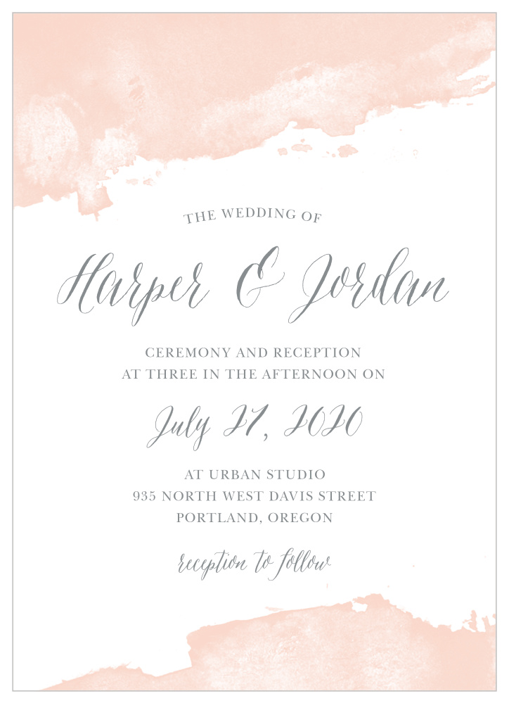 Dip Dye Invitations by Basic Invite