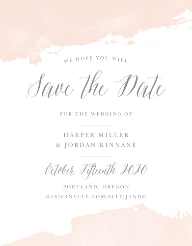 Save The Date Cards | Match Your Colors & Style Free! - Basic Invite