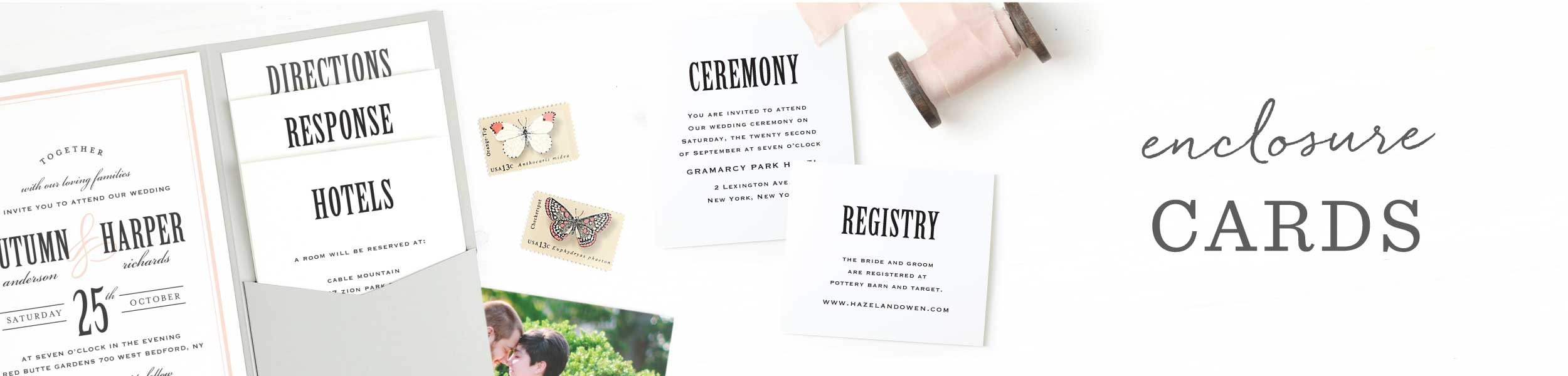 Wedding Direction Cards By Basic Invite