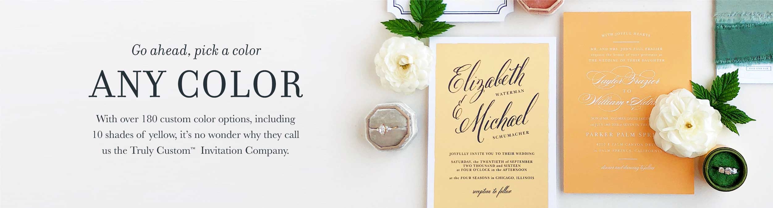 custom wedding invitations online