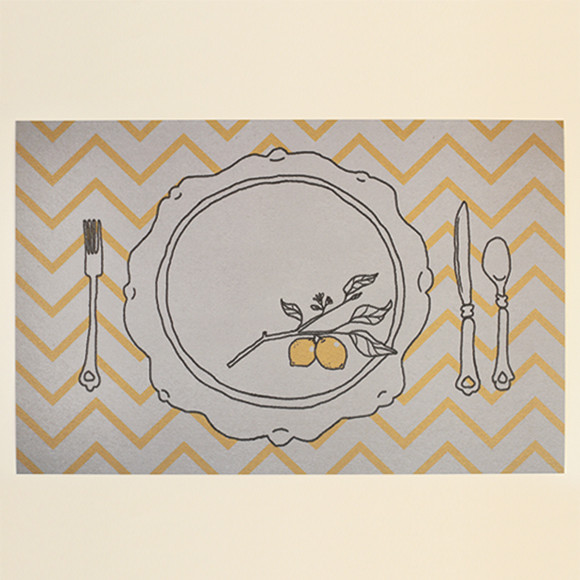 Lemon Placemat Printable By Basic Invite