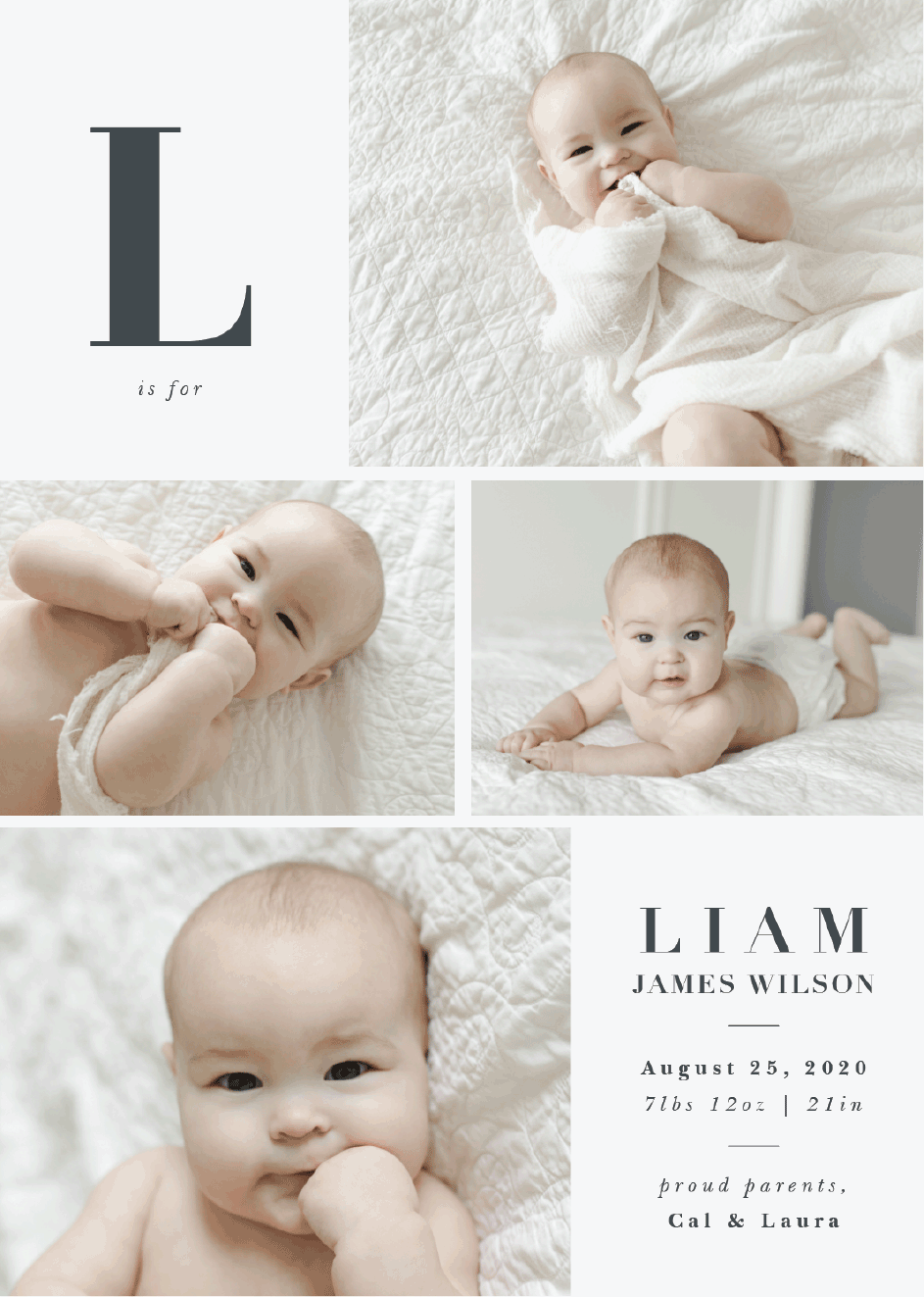 Baby Boy Birth Announcement Wording