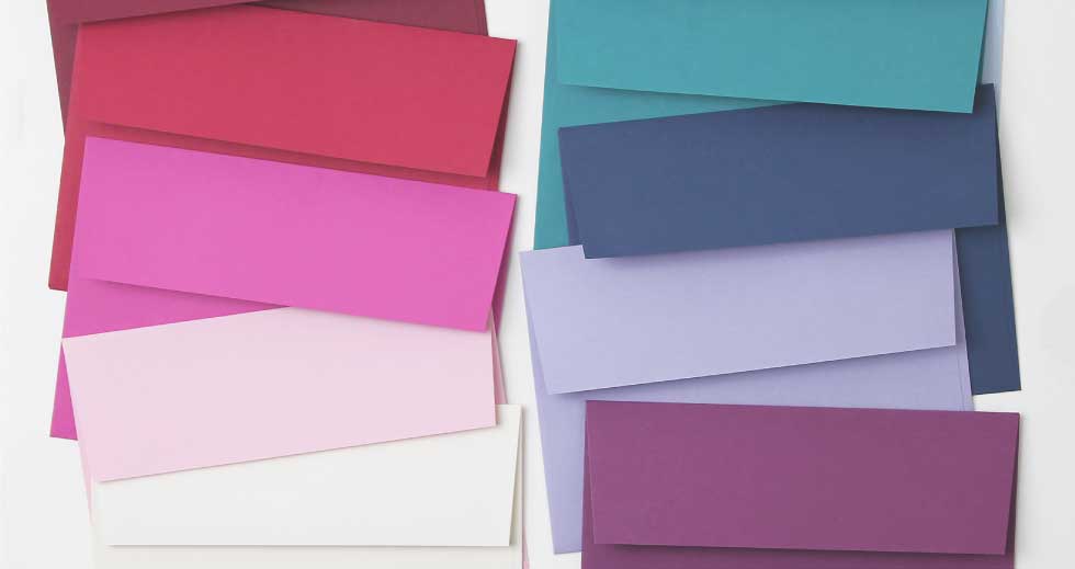 Dozens of Envelope Colors