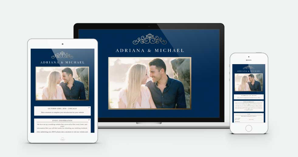 Mobile Wedding Website